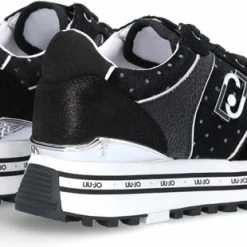 Liu Jo Max Wonder Velvet Platform Sneaker Zwart Maat : 36 -dames-schoenen Verkoop 550x310 4