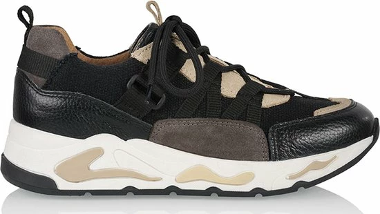 Dames Sneakers Dwrs California Black Beige Zwart - Maat 37 12 Dames Sneakers Dwrs California Black Beige Zwart - Maat 37 - Afbeelding 12