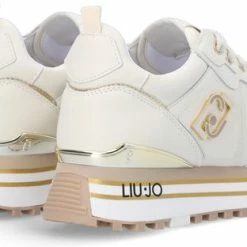 Liu Jo Maxi Wonder 01 Lage Sneakers - Leren Sneaker - Dames - Wit - Maat 37 -dames-schoenen Verkoop 550x312 5