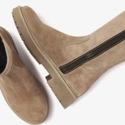 VIA VAI Alexis Macc Biker Boots - Beige - Maat 37 -dames-schoenen Verkoop 550x316 8