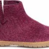 Glerups Laars Met Rubber Zool-Cranberry-42