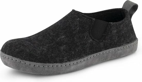 Travelin' In-Home Dames Sloffen - Wollen Pantoffels - Suede Zool - Grijs - Maat 39 10 Travelin' In-Home Dames Sloffen - Wollen Pantoffels - Suede Zool - Grijs - Maat 39 - Afbeelding 10