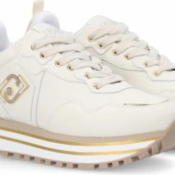 Liu Jo Maxi Wonder 01 Lage Sneakers - Leren Sneaker - Dames - Wit - Maat 37 -dames-schoenen Verkoop 550x321 4