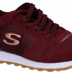 Skechers Retros-Og 85 Goldn Gurl Dames Sneakers - Rood - Maat 39 -dames-schoenen Verkoop 550x324 1