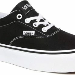Vans Doheny Platform Canvas Dames Sneakers - Black/White - Maat 37 -dames-schoenen Verkoop 550x326 4