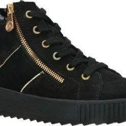 Zwarte Rieker Veterschoenen -dames-schoenen Verkoop 550x329 1
