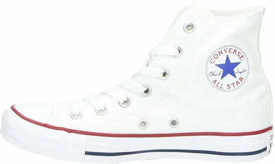 Converse Chuck Taylor All Star Sneakers Hoog Unisex - Optical White - Maat 41 11 Converse Chuck Taylor All Star Sneakers Hoog Unisex - Optical White - Maat 41 - Afbeelding 11