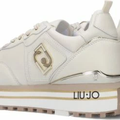 Liu Jo Maxi Wonder 01 Lage Sneakers - Leren Sneaker - Dames - Wit - Maat 37 -dames-schoenen Verkoop 550x331 5