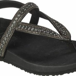 Skechers Arch Fit Meditation Vegan Sandalen Zwart - Maat 40 -dames-schoenen Verkoop 550x335 5