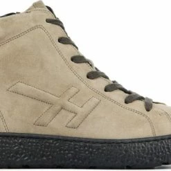 Hartjes Vrouwen Suède Hoge Sneakers / Damesschoenen 172.1422 - Beige - Maat 38 -dames-schoenen Verkoop 550x335 6