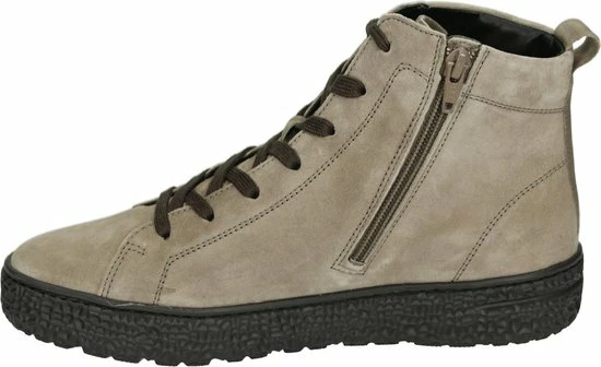 Hartjes Vrouwen Suède Hoge Sneakers / Damesschoenen 172.1422 - Beige - Maat 41 1 Hartjes Vrouwen Suède Hoge Sneakers / Damesschoenen 172.1422 - Beige - Maat 41