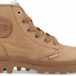 Palladium PAMPA HI ZIP WL - Volwassenen VeterlaarzenHalf-hoge Schoenen - Kleur: Taupe - Maat: 39 -dames-schoenen Verkoop 550x339 2