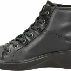 Ecco Soft 7 Wedge Dames Veterboot - Zwart - Maat 43 -dames-schoenen Verkoop 550x339 8