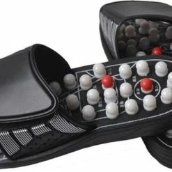 Merkloos Massage Slippers Voor Voetmassage Via Acupressuur Acupunctuur Gezondheidsslippers (Met Uitdraaibare Noppen Zie Video)