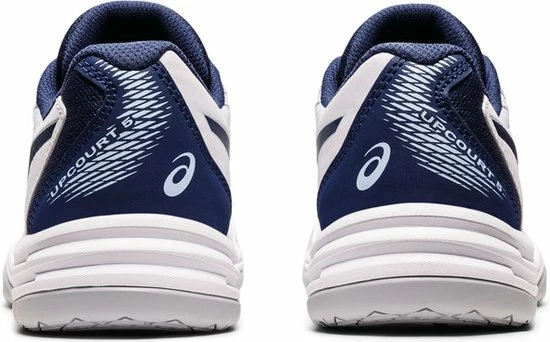 ASICS Upcourt 5 Dames - Sportschoenen - Volleybal - Indoor - Wit/blauw 7 ASICS Upcourt 5 Dames - Sportschoenen - Volleybal - Indoor - Wit/blauw - Afbeelding 7