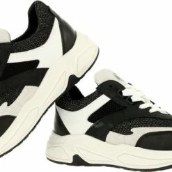 Bullboxer - Sneaker - Female, Women - Blk-Wht - 38 - Sneakers -dames-schoenen Verkoop 550x343 5