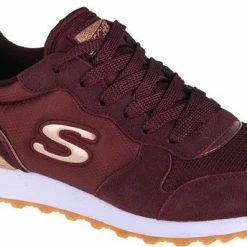 Skechers Retros-Og 85 Goldn Gurl Dames Sneakers - Rood - Maat 39 -dames-schoenen Verkoop 550x344 1