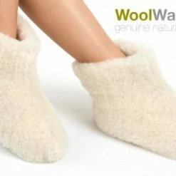 WoolWarmers Dolly Unisex Wollen Sloffen - Bruin - Maat 39 -dames-schoenen Verkoop 550x348
