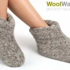 WoolWarmers Dolly Unisex Wollen Sloffen - Bruin - Maat 39 -dames-schoenen Verkoop 550x349 1