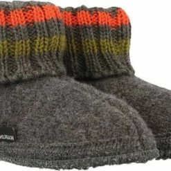 Haflinger Paul Antraciet Pantoffels Uniseks