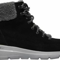 Skechers- Glacial Ultra Woodlands Veterboot - Zwart- Maat 39