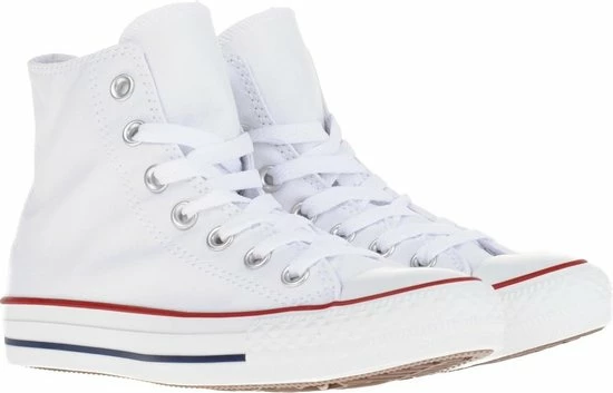 Converse Chuck Taylor All Star Sneakers Hoog Unisex - Optical White - Maat 41 8 Converse Chuck Taylor All Star Sneakers Hoog Unisex - Optical White - Maat 41 - Afbeelding 8