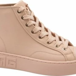Guess - Maat 36 - Invyte Hoge Sneakers - Leren Sneaker - Dames - Roze -dames-schoenen Verkoop 550x357 14
