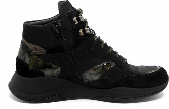 Durea Dames Enkelboot - 9755-685-0005 Zwart/Combi - Wijdte H - Maat 5 4 Durea Dames Enkelboot - 9755-685-0005 Zwart/Combi - Wijdte H - Maat 5 - Afbeelding 4