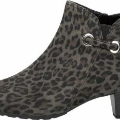 Gabor - Dames Enkellaarsjes - Donkergrijs -dames-schoenen Verkoop 550x360 1