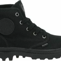Palladium - Dames Veterschoenen Pampa Hi - Zwart - Maat 39