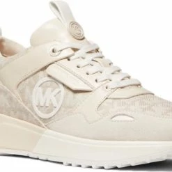 Michael Kors Dames Theo Trainer Sneakers Beige Maat 41 -dames-schoenen Verkoop 550x361 3