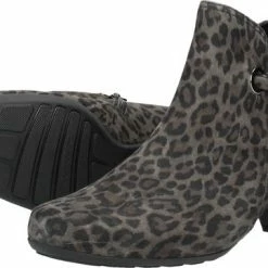 Gabor - Dames Enkellaarsjes - Donkergrijs -dames-schoenen Verkoop 550x361 4