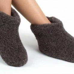 WoolWarmers Dolly Unisex Wollen Sloffen - Bruin - Maat 39 -dames-schoenen Verkoop 550x366 15