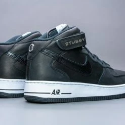 Stussy X Nike Air Force 1 Mid DJ7840-001 Maat 39 Kleur Als Op Foto -dames-schoenen Verkoop 550x366 20