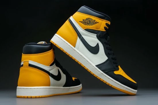 Nike Air Jordan 1 Retro High OG Yellow Toe 555088-711 Maat 43 GEEL 10 Nike Air Jordan 1 Retro High OG Yellow Toe 555088-711 Maat 43 GEEL - Afbeelding 10