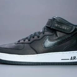 Stussy X Nike Air Force 1 Mid DJ7840-001 Maat 41 Kleur Als Op Foto