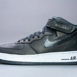 Stussy X Nike Air Force 1 Mid DJ7840-001 Maat 41 Kleur Als Op Foto -dames-schoenen Verkoop 550x366 89