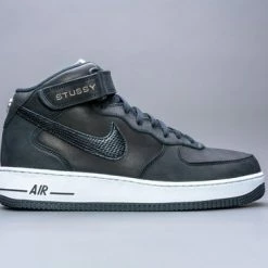 Stussy X Nike Air Force 1 Mid DJ7840-001 Maat 41 Kleur Als Op Foto -dames-schoenen Verkoop 550x366 92