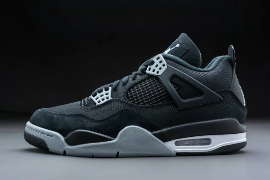 Nike Air Jordan 4 Retro SE Black Canvas DH7138-006 Maat 46 ZWART 3 Nike Air Jordan 4 Retro SE Black Canvas DH7138-006 Maat 46 ZWART - Afbeelding 3