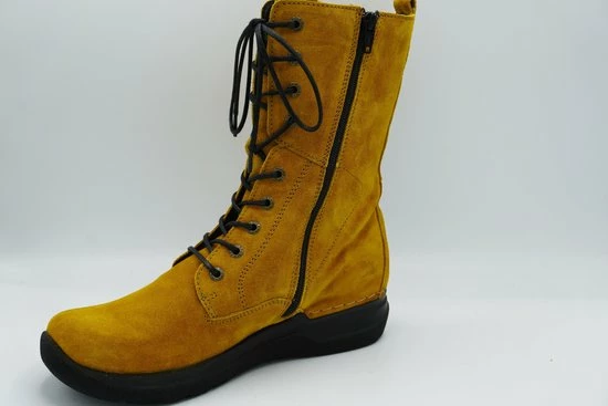 Wolky Veterschoenen Zigzag Donker Oker Suede 10 Wolky Veterschoenen Zigzag Donker Oker Suede - Afbeelding 10