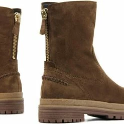 Gabor Enkellaarsjes Dames / Laarzen / Damesschoenen - Suède - 71.773 - Bruin - Maat 40 -dames-schoenen Verkoop 550x368 7