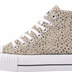 British Knights KAYA MID Dames Sneakers Hoog - Beige Cheetah - Maat 39 -dames-schoenen Verkoop 550x369 11