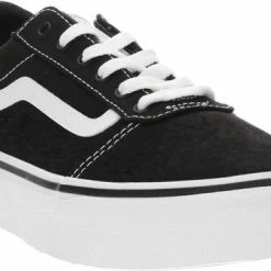 Vans Ward Platform Canvas Dames Sneakers - Black/White - Maat 42 -dames-schoenen Verkoop 550x369 6