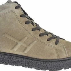 Hartjes Vrouwen Suède Hoge Sneakers / Damesschoenen 172.1422 - Beige - Maat 38 -dames-schoenen Verkoop 550x371 4