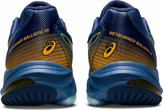 ASICS Netburner Ballistic Ff 3 - Sportschoenen - Volleybal - Indoor - Blauw/oranje 5 ASICS Netburner Ballistic Ff 3 - Sportschoenen - Volleybal - Indoor - Blauw/oranje - Afbeelding 5
