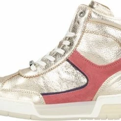 Shabbies Amsterdam Shabbies 102020094 Hoge Sneakers - Leren Sneaker - Dames - Goud - Maat 41 -dames-schoenen Verkoop 550x372 16