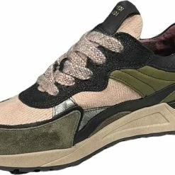 Dames Sneakers Piedi Nudi 2507-11.01pn Nebel /rosa Khaki - Maat 42 -dames-schoenen Verkoop 550x375 1