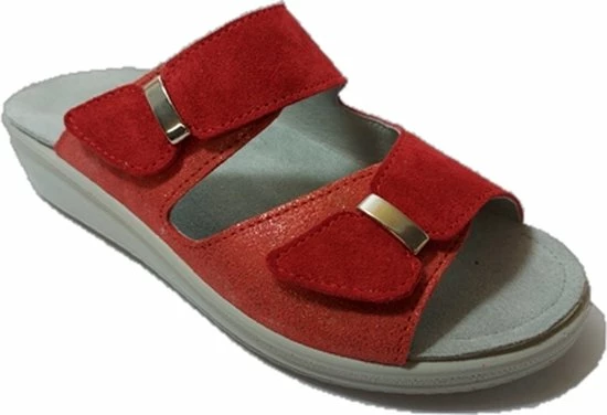 Rohde Slipper 5732 Rood Metallic Suède Verwisselbaar Voetbed - 6 / 39 2 Rohde Slipper 5732 Rood Metallic Suède Verwisselbaar Voetbed - 6 / 39 - Afbeelding 2