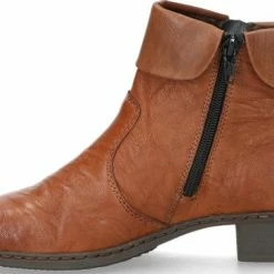 Rieker Enkellaarsjes Cognac - Maat 41 -dames-schoenen Verkoop 550x378 4