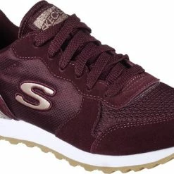 Skechers Retros-Og 85 Goldn Gurl Dames Sneakers - Rood - Maat 39 -dames-schoenen Verkoop 550x379 1
